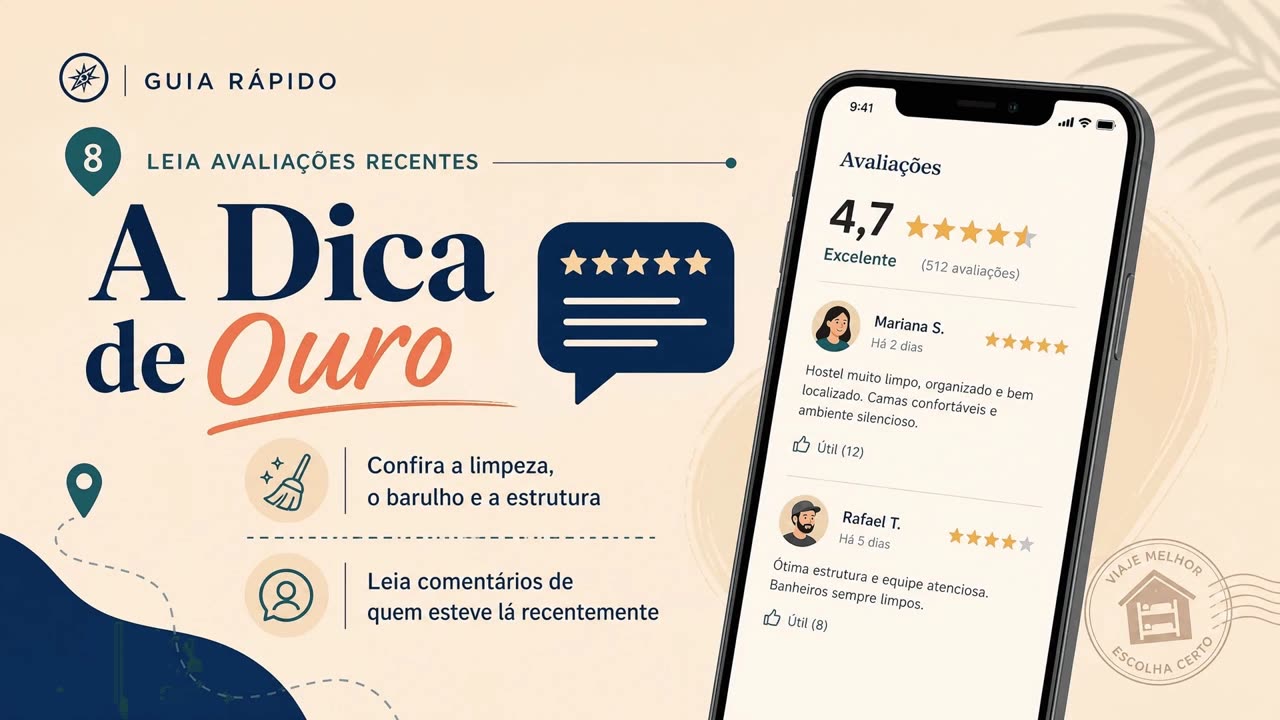 A dica de ouro: leia avaliações recentes